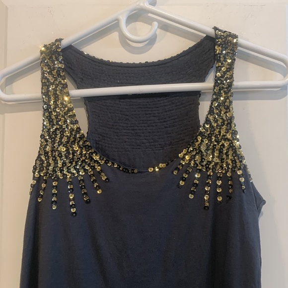 Sequined Tank Top - Picture 2 of 10